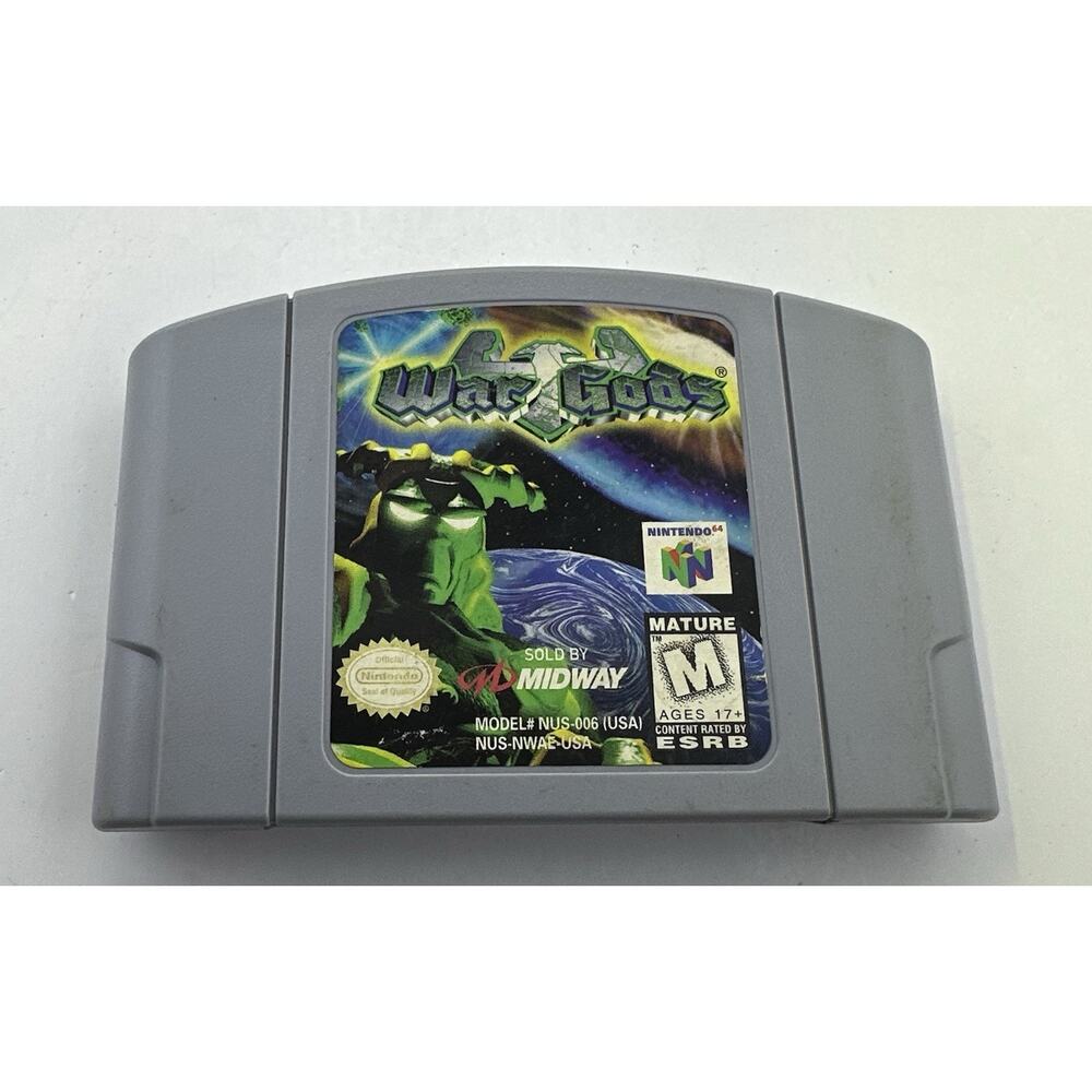 War Gods (Nintendo 64 N64, 1997) Authentic Tested Retro Vintage Gaming Fast Ship